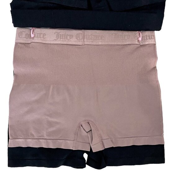 Juicy Couture Slim Shaping Black Beige Shapewear Underwear Size XL NWT - Picture 2 of 4